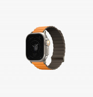 Ремешок Uniq Revix Premium Edition для Apple Watch 42/44/45/49 мм оранжевый/хаки