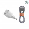 Сетевое зарядное устройство Native Union Fast GaN Charger PD 30 Вт + кабель USB-C белое - фото № 7