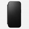 Кожаный чехол-книжка Nomad Modern Leather Folio для iPhone 17 Pro черный (Black) - фото № 7