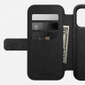 Кожаный чехол-книжка Nomad Modern Leather Folio для iPhone 17 Pro черный (Black) - фото № 8