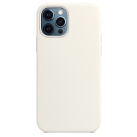Силиконовый чехол Gurdini Silicone Case для iPhone 12 Pro Max белый (White)