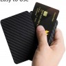 Магнитный кошелёк PITAKA MagEZ Wallet с 6 отсеками черный - фото № 3