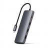 USB-хаб Satechi USB-C Hybrid Multiport Adapter серый космос (ST-UCHSEM) - фото № 4