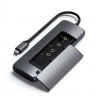 USB-хаб Satechi USB-C Hybrid Multiport Adapter серый космос (ST-UCHSEM) - фото № 2