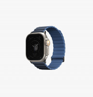 Ремешок Uniq Revix Premium Edition для Apple Watch 42/44/45/49 мм прусский/туманно синий