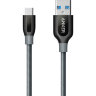 Кабель Anker PowerLine+ USB-C to USB 3.0 Nylon Braided (0,9 метра) серый