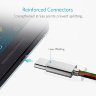 Кабель Anker PowerLine+ USB-C to USB 3.0 Nylon Braided (0,9 метра) серый - фото № 5
