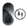 Беспроводное зарядное устройство Baseus Simple 2-in-1 Wireless 18W iPhone/ AirPods белое - фото № 2
