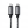 Кабель Satechi USB-C to USB-C Cable 25 см - фото № 3