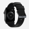 Кожаный ремешок Nomad Active Band Pro для Apple Watch 49/45/44/42 мм черный/черный (Black/Black) - фото № 3