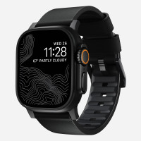 Кожаный ремешок Nomad Active Band Pro для Apple Watch 49/46/45/44 мм черный/черный (Black/Black)