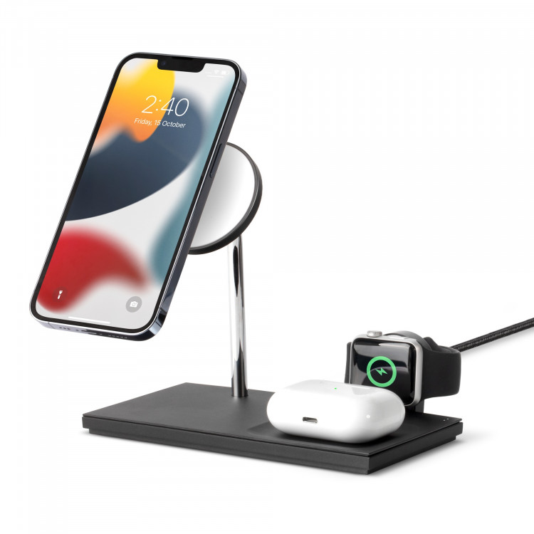 Беспроводное зарядное устройство Native Union Snap 3-in-1 Magnetic
