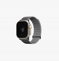 Ремешок Uniq Revix Premium Edition для Apple Watch 42/44/45/49 мм угольный/серый