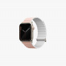 Ремешок Uniq Revix Premium Edition для Apple Watch 40/41 мм розовый/белый