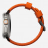 Ремешок Nomad Rugged Band для Apple Watch 49/45/44 мм оранжевый/черный (Ultra Orange/Black) - фото № 3