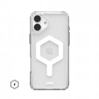 Чехол UAG Plyo с MagSafe для iPhone 16 Plus прозрачный/белый (Ice/White)