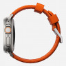 Ремешок Nomad Rugged Band для Apple Watch 49/45/44 мм оранжевый/серебро (Ultra Orange/Silver) - фото № 3