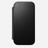 Кожаный чехол-книжка Nomad Modern Leather Folio для iPhone 17 черный (Black) - фото № 7