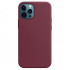 Силиконовый чехол S-Case Silicone Case для iPhone 12 mini бордовый (Plum)