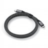 Кабель Satechi USB-C To USB-C 100W Charging cable 2 м - фото № 5