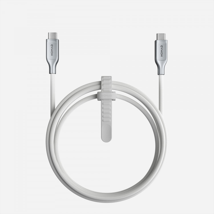 Кабель Nomad USB-C Cable Kevlar 1.5 м белый
