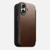 Кожаный чехол-книжка Nomad Modern Leather Folio для iPhone 17 коричневый (Brown)