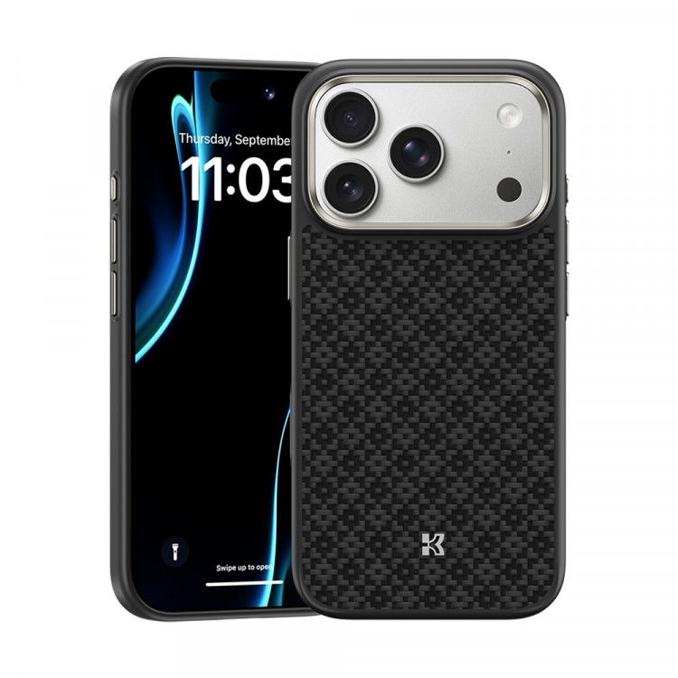 Чехол Benks ArmorPro для iPhone 17 Pro Max - ArmorGrid Obsidian Black